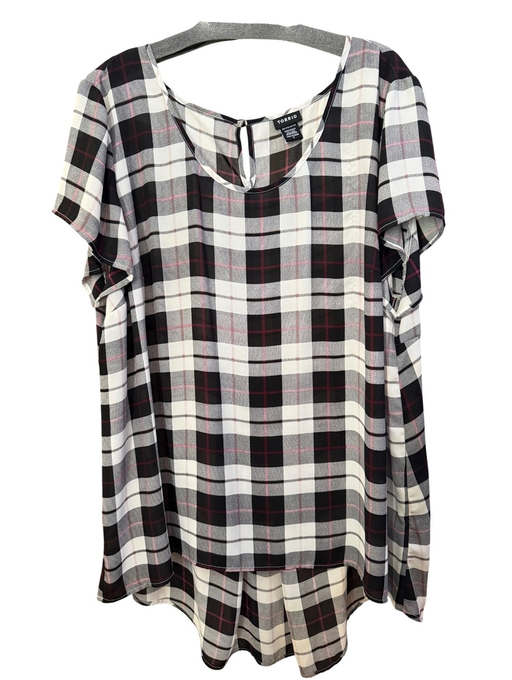 Torrid Plaid Top 3X